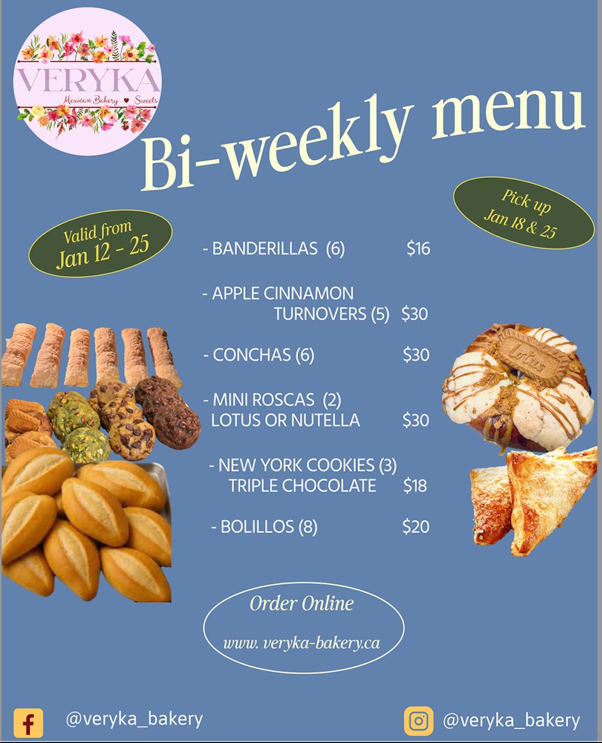 Weekly Menu